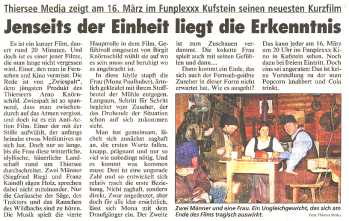 Kronen Zeitung vom 11. März 2007