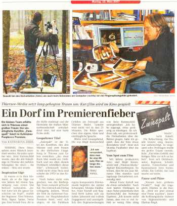 Tiroler Tageszeitung vom 12.März 2007